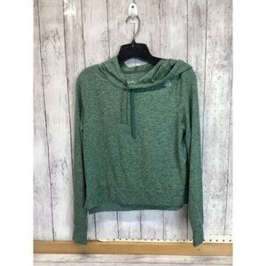 Grandpa mob wife clean girl office fairy core Reebok Women Crop Hoodie Small